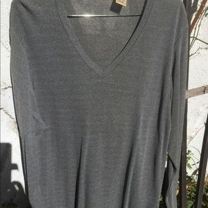 Silvery Grey long sleeve top